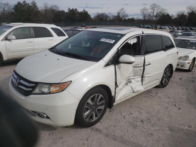 5FNRL5H93FB006822 - 2015 HONDA ODYSSEY TO WHITE photo 2