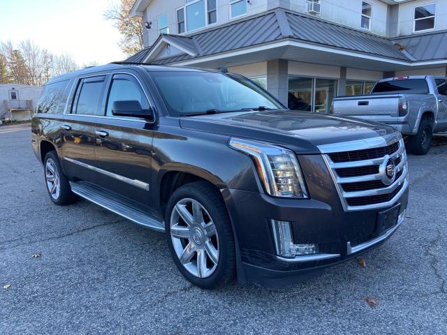 1GYS4HKJ9FR268660 - 2015 CADILLAC ESCALADE E GRAY photo 1