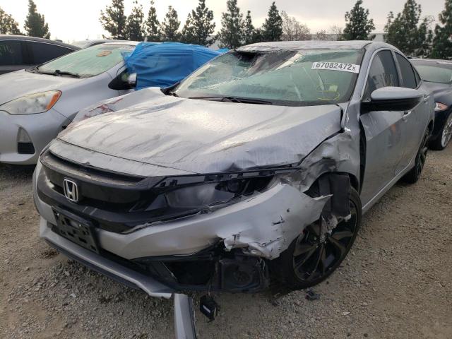 2HGFC2F83KH512376 - 2019 HONDA CIVIC SPOR SILVER photo 2