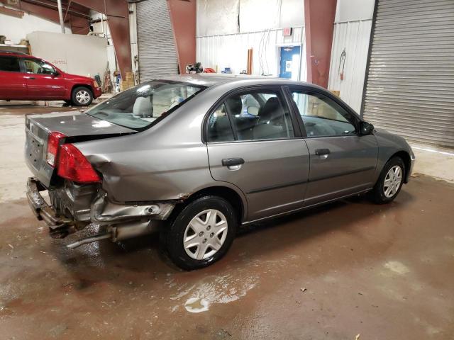 2HGES163X5H574732 - 2005 HONDA CIVIC DX V GRAY photo 3