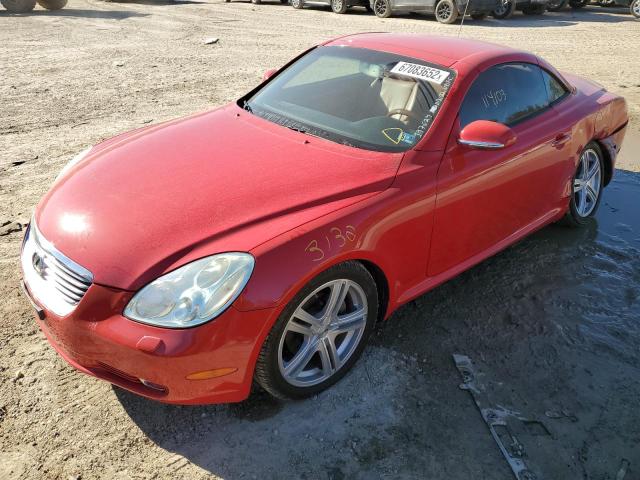 JTHFN48Y050064932 - 2005 LEXUS SC 430 RED photo 1