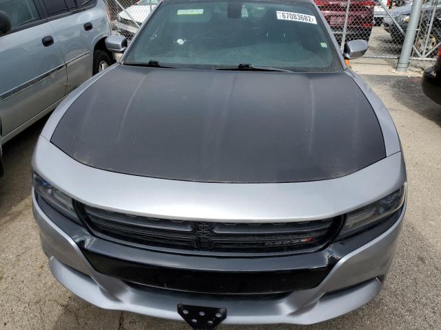 2C3CDXCTXFH847780 - 2015 DODGE CHARGER R/ SILVER photo 5