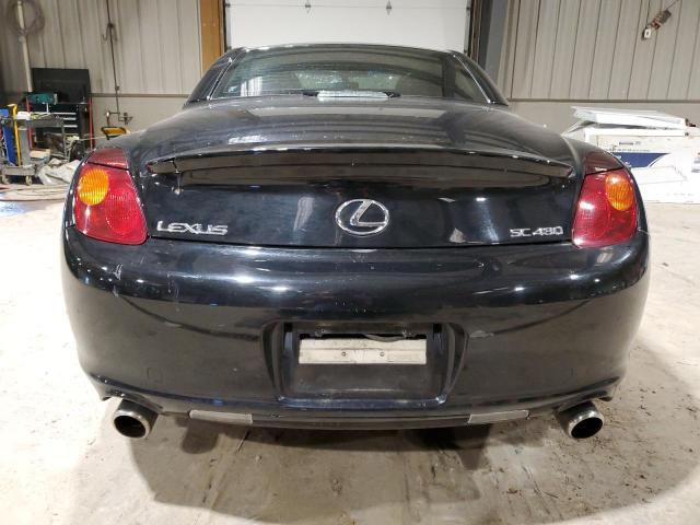 JTHFN48Y430038394 - 2003 LEXUS SC 430 BLACK photo 6