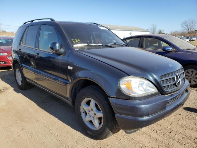 4JGAB54E51A279342 - 2001 MERCEDES-BENZ ML 320 BLUE photo 1