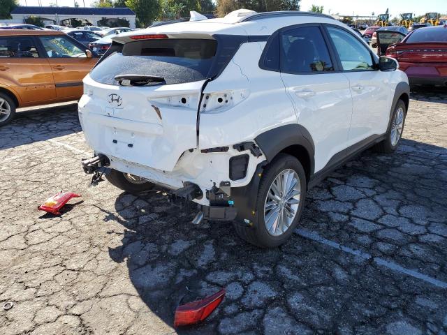 KM8K62AA3MU714788 - 2021 HYUNDAI KONA SEL P WHITE photo 4