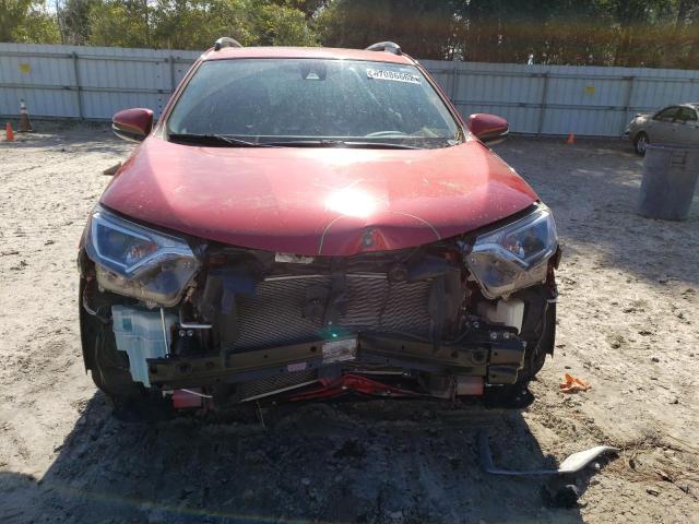 JTMWFREV8HJ128994 - 2017 TOYOTA RAV4 XLE RED photo 5