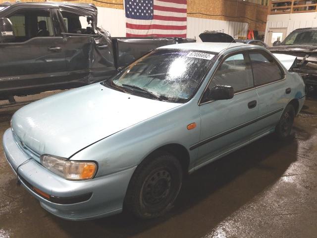 JF1GC2448PB514911 - 1993 SUBARU IMPREZA L BLUE photo 1