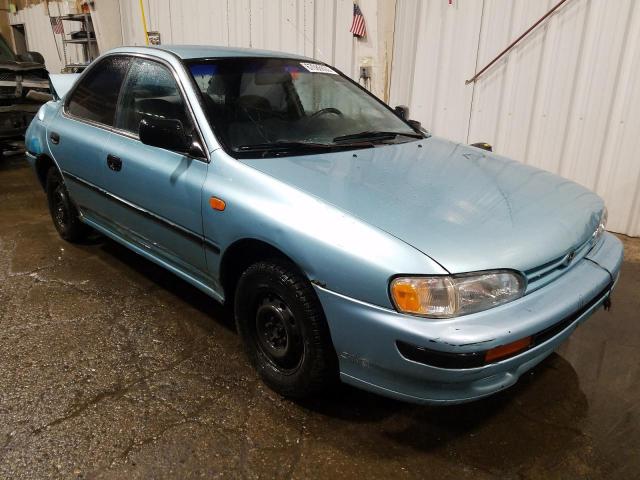 JF1GC2448PB514911 - 1993 SUBARU IMPREZA L BLUE photo 4