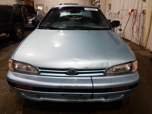 JF1GC2448PB514911 - 1993 SUBARU IMPREZA L BLUE photo 5