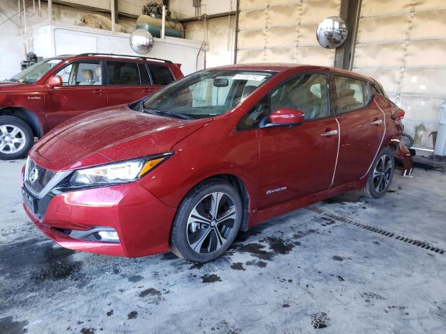 1N4AZ1CP5JC304472 - 2018 NISSAN LEAF S BURGUNDY photo 1