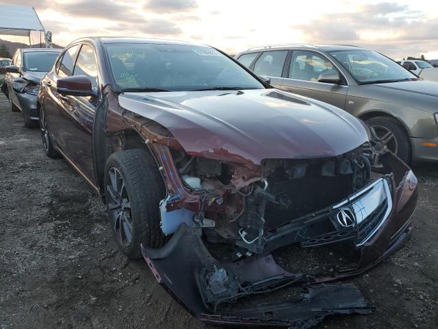 19UUB2F71FA017356 - 2015 ACURA TLX ADVANC BURGUNDY photo 1