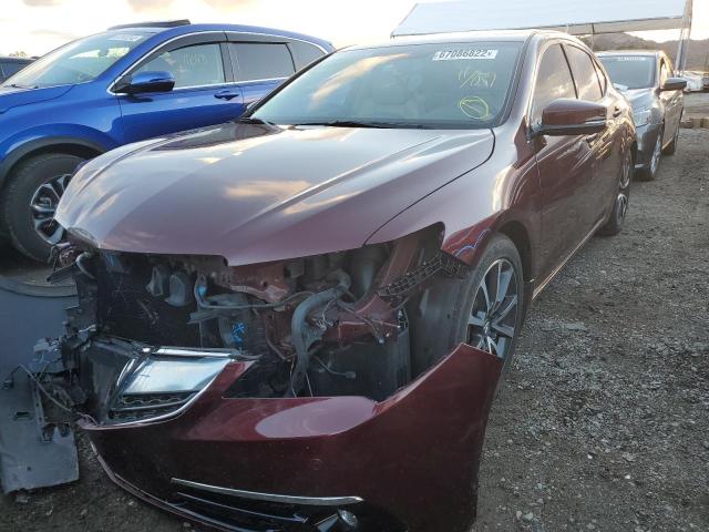 19UUB2F71FA017356 - 2015 ACURA TLX ADVANC BURGUNDY photo 2