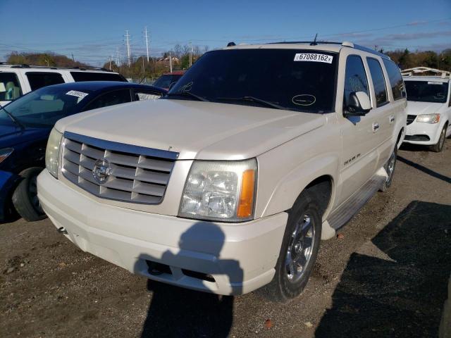 3GYFK66N05G104690 - 2005 CADILLAC ESCALADE E WHITE photo 1