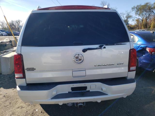 3GYFK66N05G104690 - 2005 CADILLAC ESCALADE E WHITE photo 6