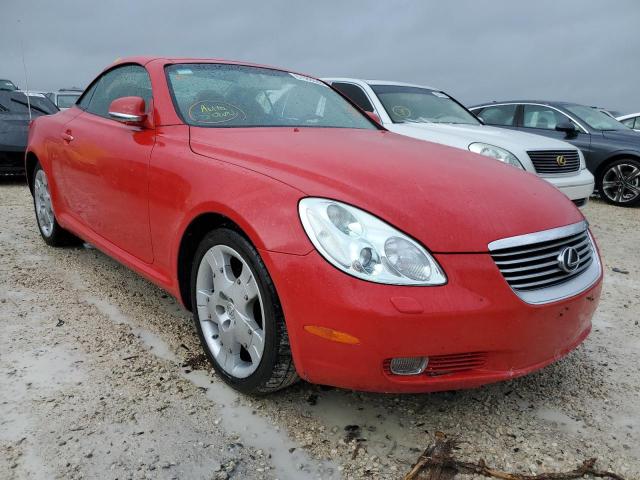 JTHFN48Y840058360 - 2004 LEXUS SC 430 RED photo 1