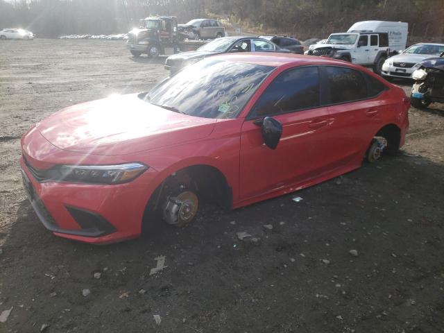 2HGFE2F5XNH586852 - 2022 HONDA CIVIC SPOR 红色 照片 1