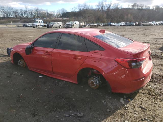 2HGFE2F5XNH586852 - 2022 HONDA CIVIC SPOR 红色 照片 2