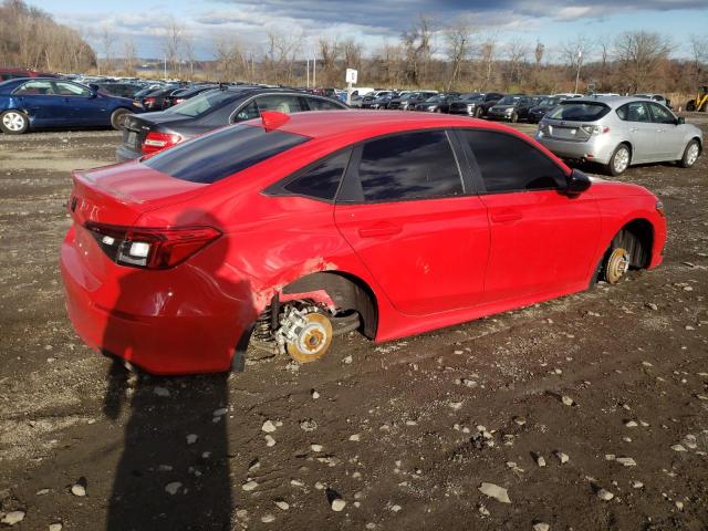 2HGFE2F5XNH586852 - 2022 HONDA CIVIC SPOR 红色 照片 3