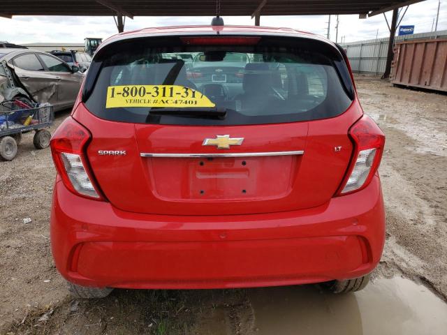 KL8CF6SA4MC744900 - 2021 CHEVROLET SPARK 2LT RED photo 6