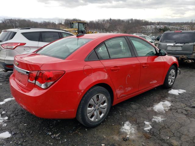 1G1PC5SG3G7122049 - 2016 CHEVROLET CRUZE LIMI RED photo 3