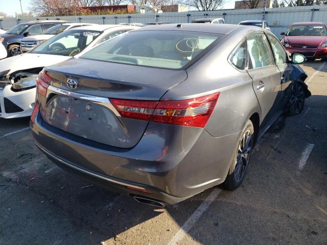 4T1BK1EB9HU244300 - 2017 TOYOTA AVALON XLE GRAY photo 4