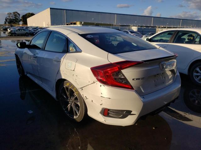 19XFC2F82LE204949 - 2020 HONDA CIVIC SPOR WHITE photo 3