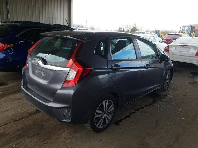 3HGGK5H81FM740406 - 2015 HONDA FIT EX GRAY photo 3