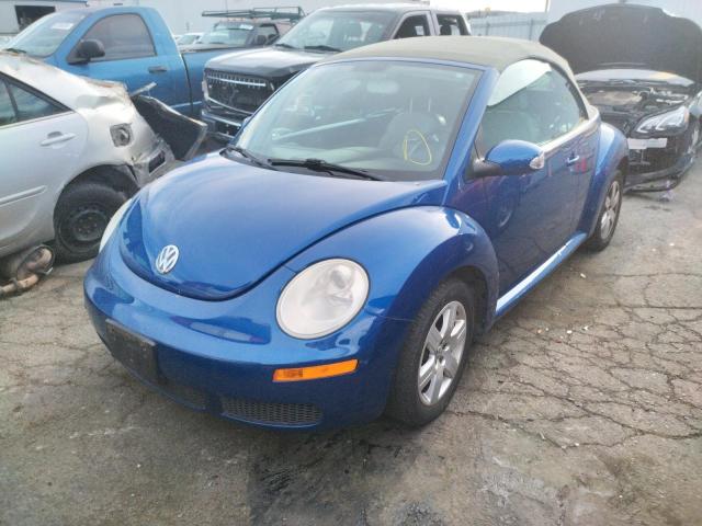3VWRG31Y47M404903 - 2007 VOLKSWAGEN NEW BEETLE 蓝色 照片 2