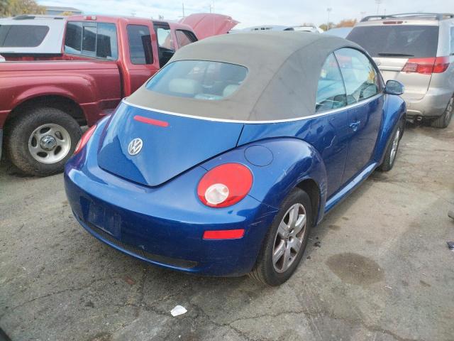 3VWRG31Y47M404903 - 2007 VOLKSWAGEN NEW BEETLE 蓝色 照片 4