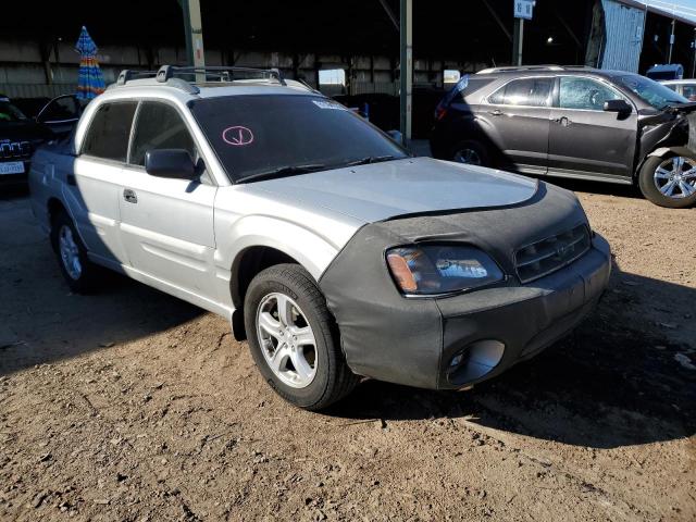 4S4BT62C547102011 - 2004 SUBARU BAJA SPORT SILVER photo 1