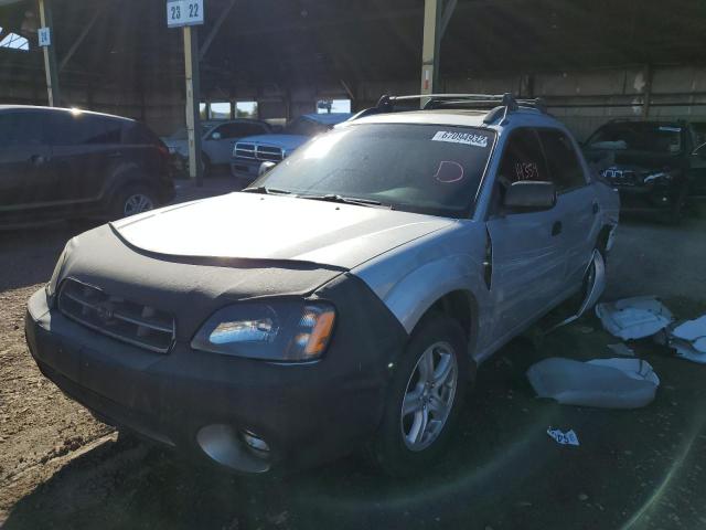 4S4BT62C547102011 - 2004 SUBARU BAJA SPORT SILVER photo 2