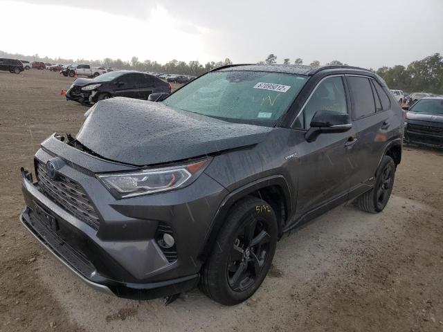 4T3E6RFV4MU009443 - 2021 TOYOTA RAV4 XSE GRAY photo 2