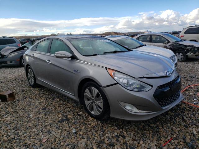 KMHEC4A44EA106938 - 2014 HYUNDAI SONATA HYB SILVER photo 1