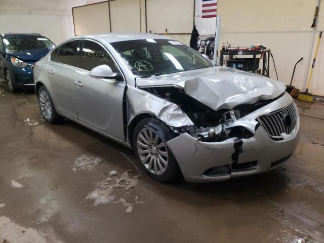 2G4GR5EK2C9170958 - 2012 BUICK REGAL SILVER photo 4