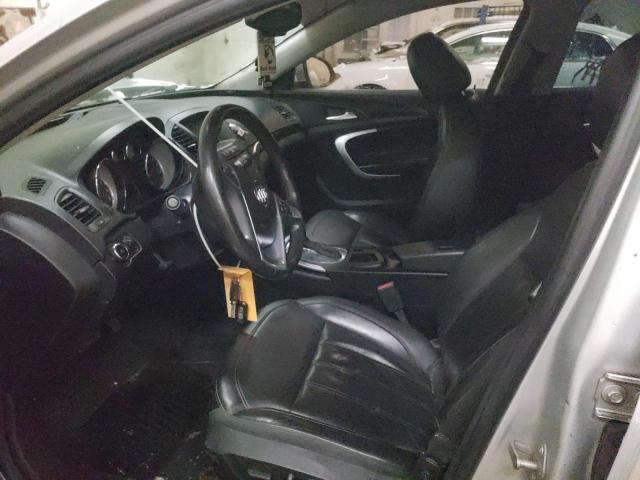 2G4GR5EK2C9170958 - 2012 BUICK REGAL SILVER photo 7