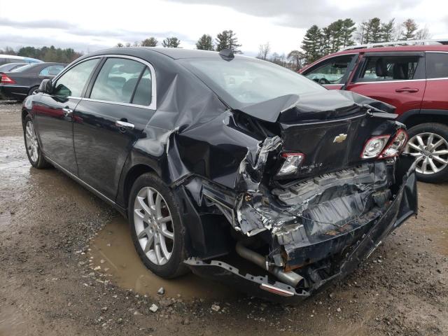 1G1ZE5E09CF****** - 2012 CHEVROLET MALIBU LTZ შავი ფოტო 3