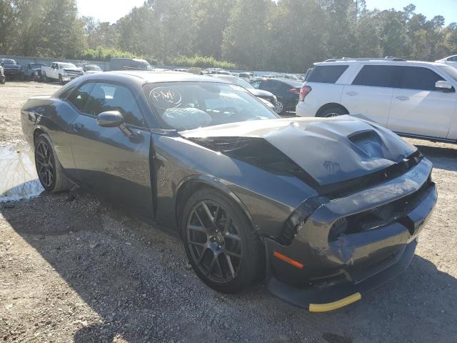 2C3CDZBT9KH596337 - 2019 DODGE CHALLENGER GRAY photo 1