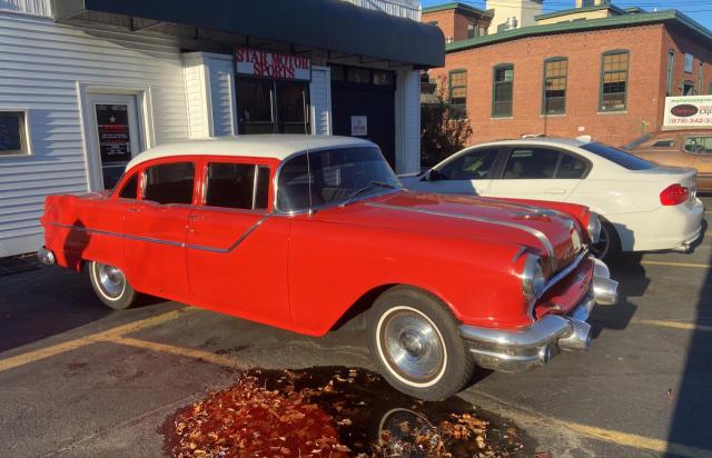 F755H12839 - 1955 PONTIAC CHIEFTAIN RED photo 1