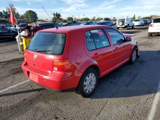 9BWFK61J334021832 - 2003 VOLKSWAGEN GOLF GL RED photo 4