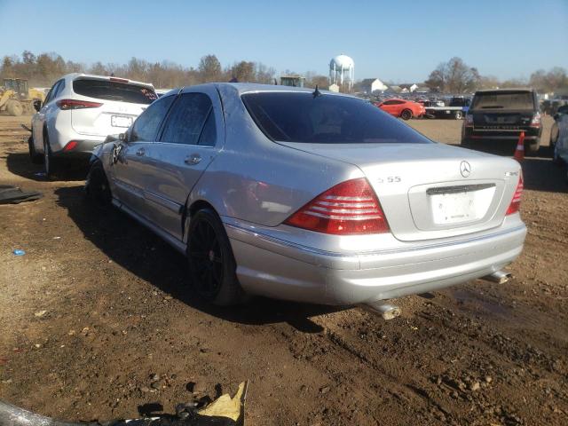 WDBNG73J62A218762 - 2002 MERCEDES-BENZ S 55 AMG SILVER photo 3