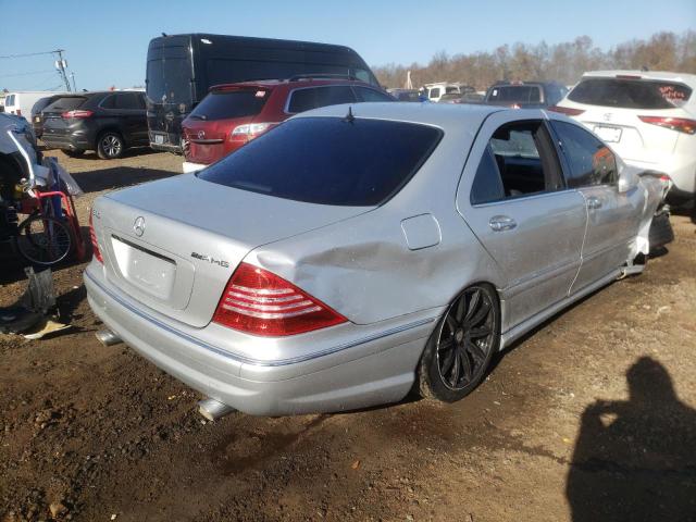 WDBNG73J62A218762 - 2002 MERCEDES-BENZ S 55 AMG SILVER photo 4