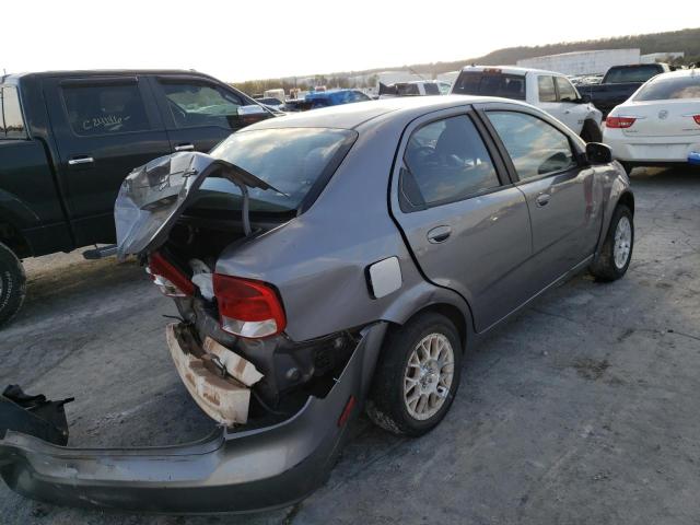 KL1TD566X6B546805 - 2006 CHEVROLET AVEO BASE SILVER photo 4