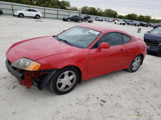 KMHHN65F03U041029 - 2003 HYUNDAI TIBURON GT RED photo 1