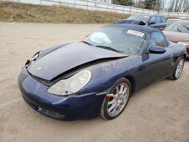 WP0CB29831S660194 - 2001 PORSCHE BOXSTER S BLUE photo 2