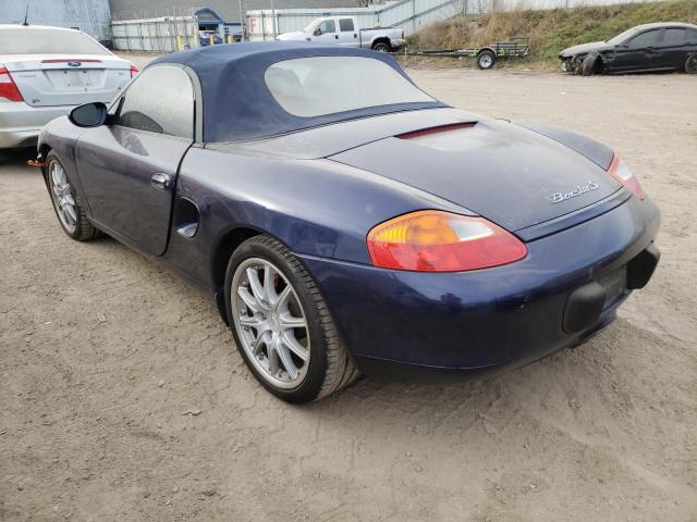 WP0CB29831S660194 - 2001 PORSCHE BOXSTER S BLUE photo 3