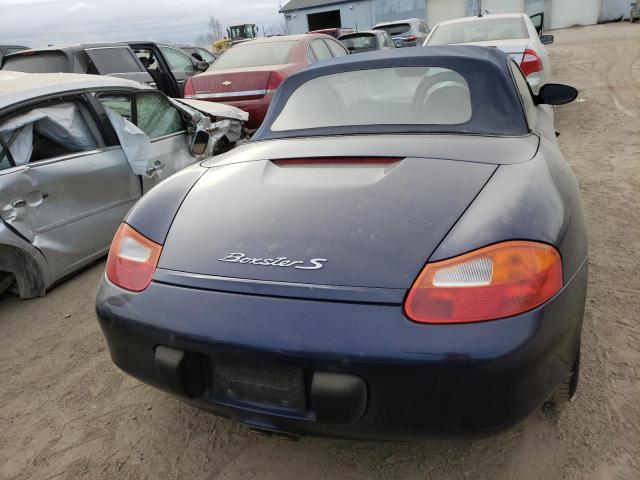 WP0CB29831S660194 - 2001 PORSCHE BOXSTER S BLUE photo 6