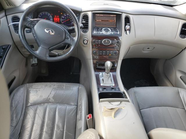 JNKAJ09E38M302319 - 2008 INFINITI EX35 BASE TEAL photo 8