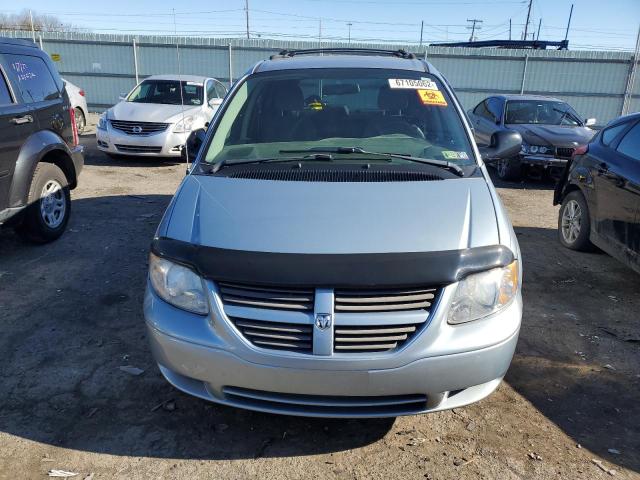 1D4GP45RX5B419271 - 2006 DODGE CARAVAN SX BLUE photo 5