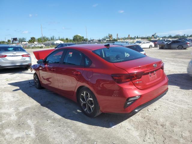 3KPF24AD8LE180739 - 2020 KIA FORTE FE RED photo 2