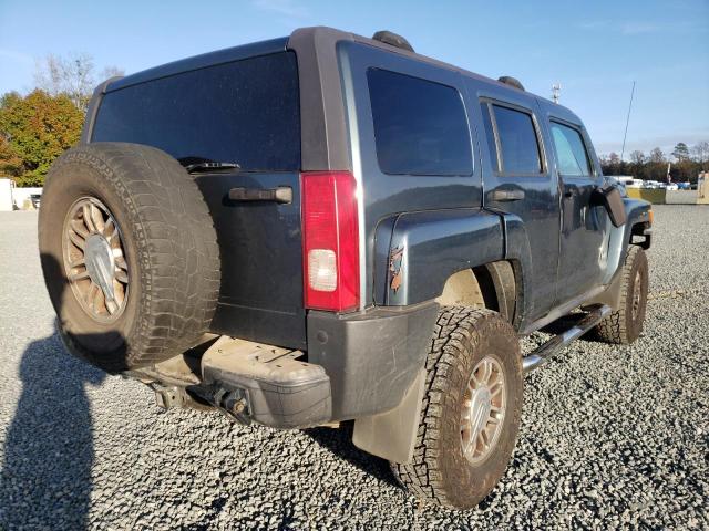 5GTDN13E078100720 - 2007 HUMMER H3 GREEN photo 4